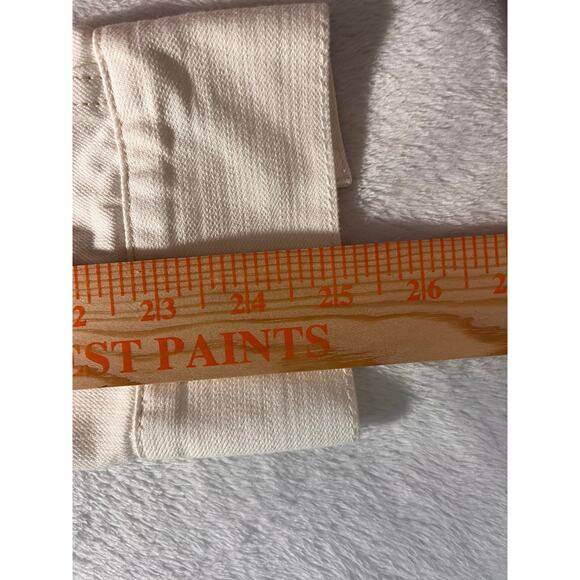 Aeropostale White Denim Jacket Med Rhinestone Strawberry Embellished Y2K Style - Picture 16 of 16